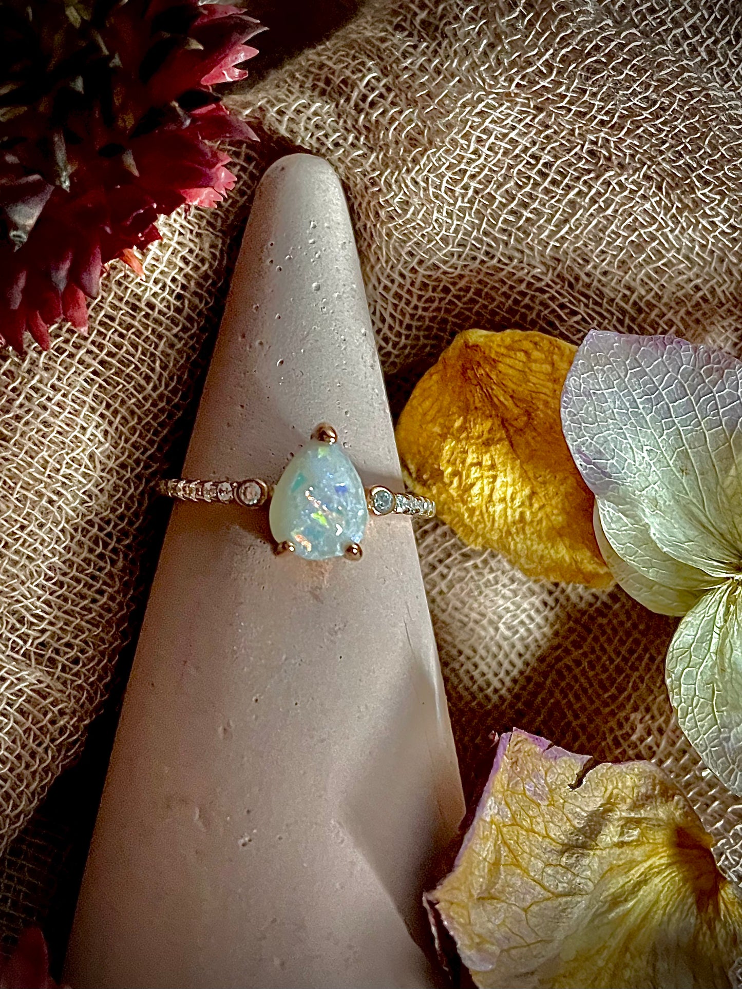 Drops of Gold Ring
