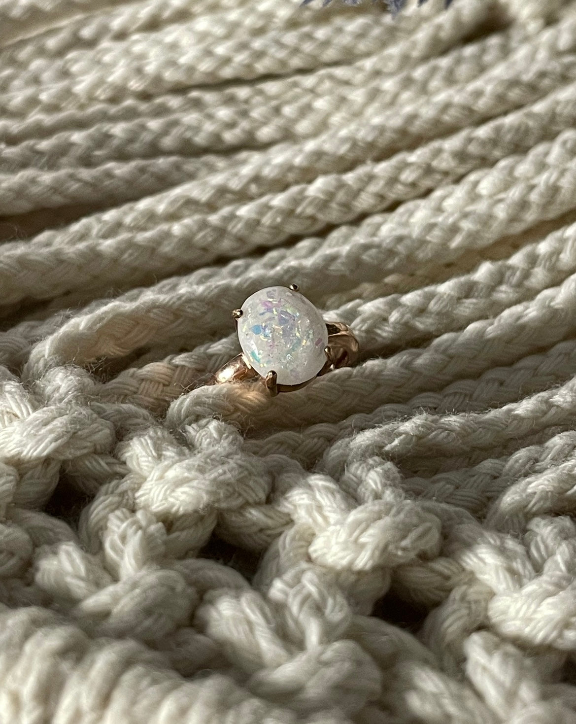 The Milk Stone Ring