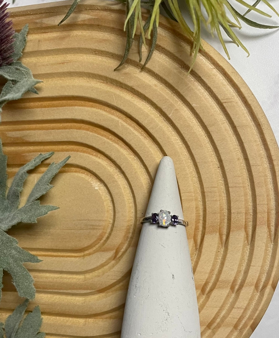 Milk Memories Cluster Ring