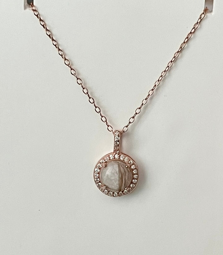 Circle Of Life Necklace Rose Gold - Shaya NYC