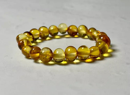 View Baltic Amber Bracelet for a Baby