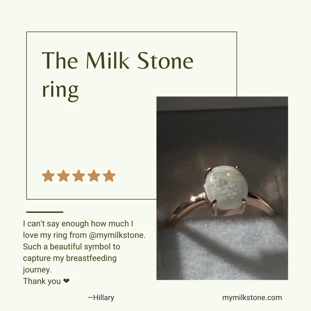 View a review on the milk stone ring